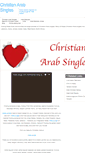 Mobile Screenshot of christianarabsingles.com